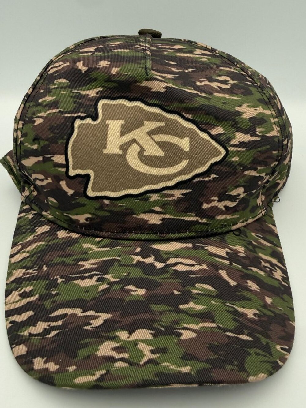 Kansas City KC Arrowhead Camo Snapback Hat Baseball Cap USA Flag New